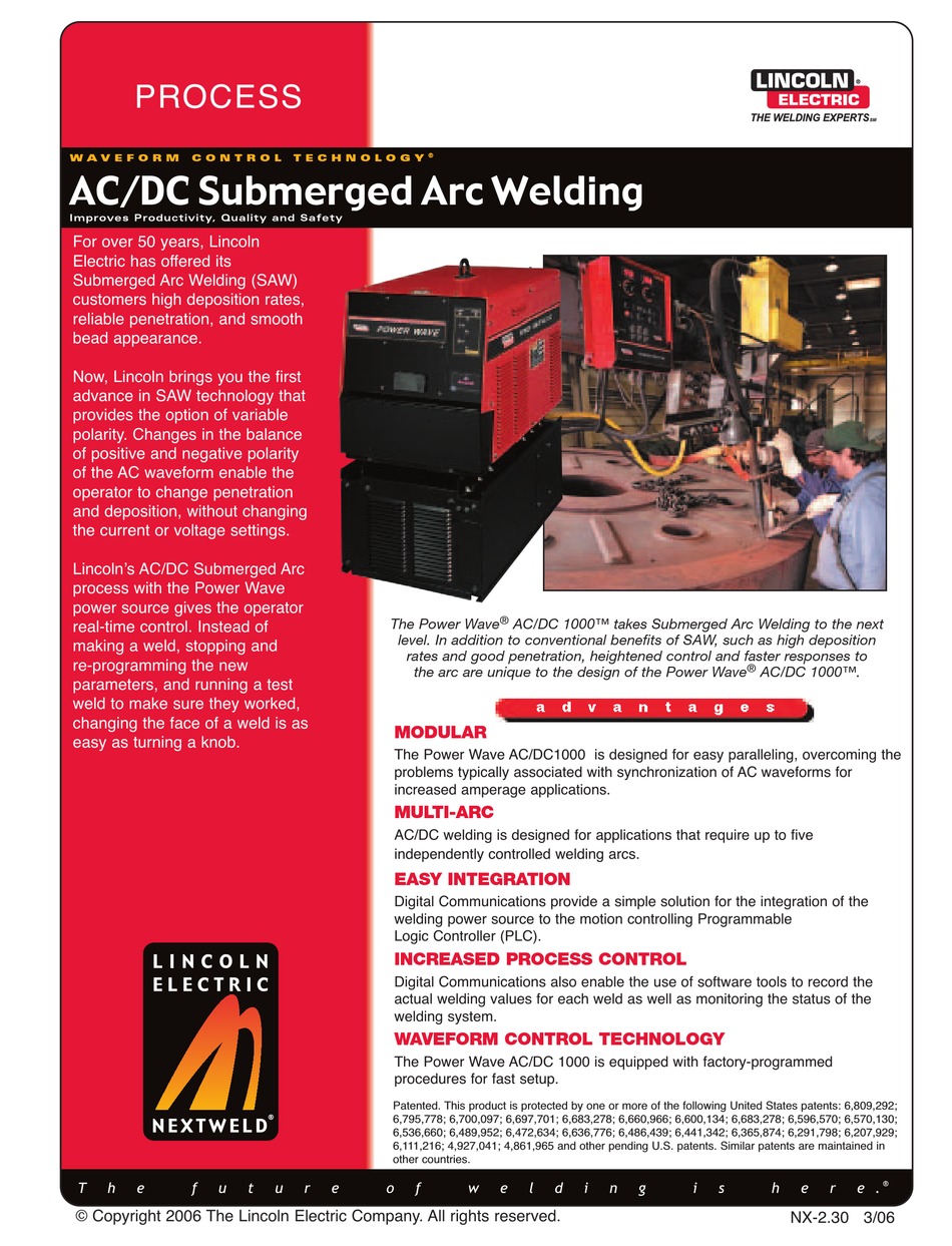 Lincoln Electric Power Wave Ac Dc 1000 Brochure Pdf Download Manualslib Lincoln Electric Power Wave Ac Dc 1000 Brochure Pdf Download Manualslib