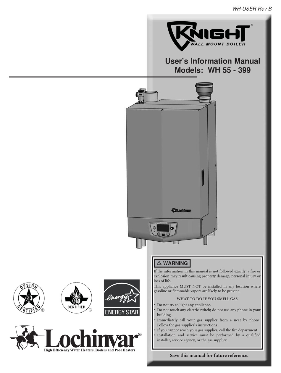 LOCHINVAR KNIGHT WH 55 399 USER