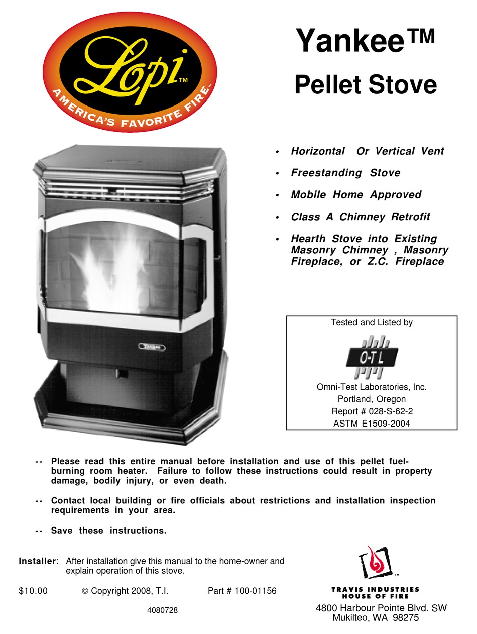Start-Up Sequence; Auger On Light; Fault Light - Lopi Yankee PS User  Manual [Page 25] | ManualsLib