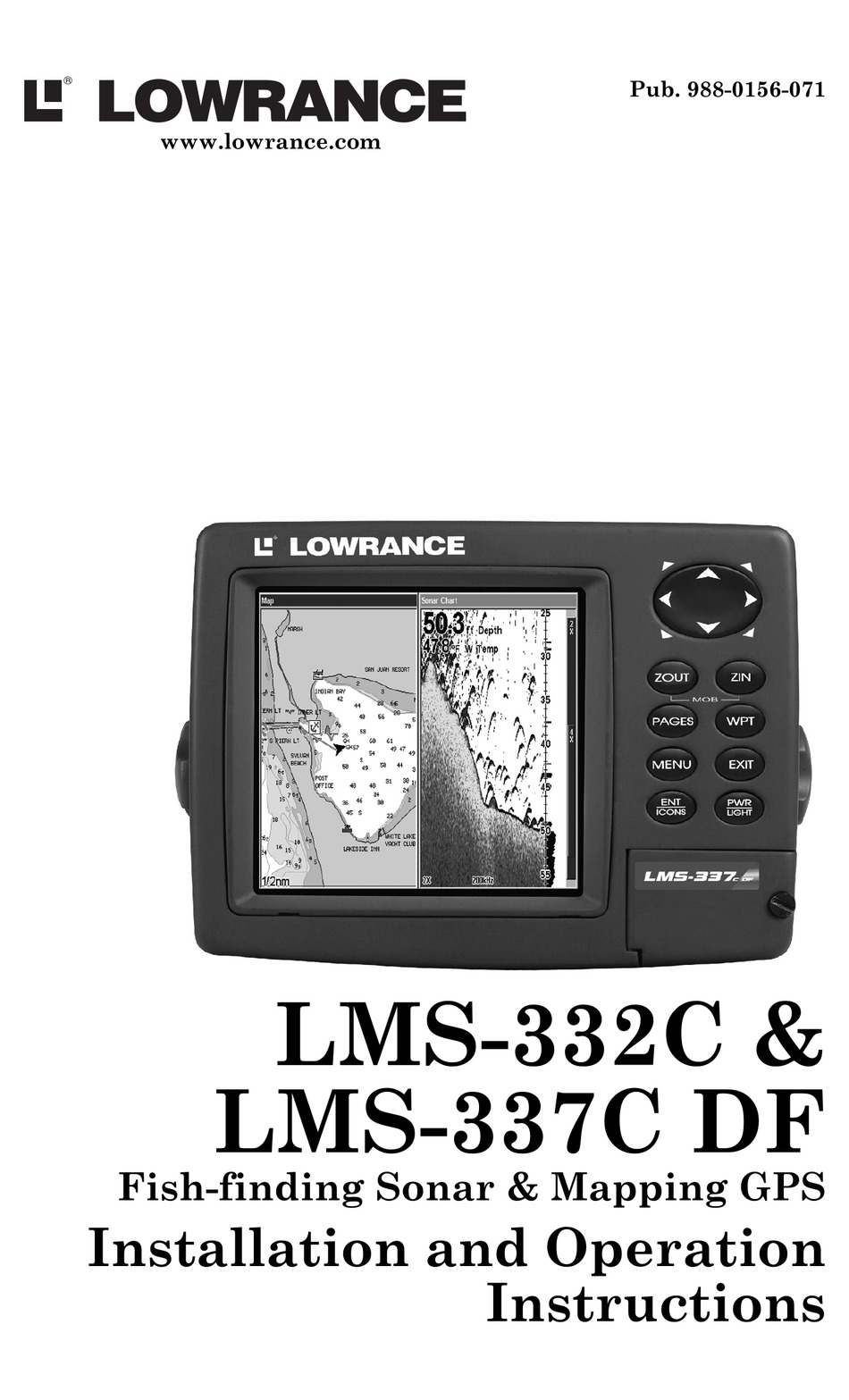 so you have to use lms 332c power nmea 2000 network