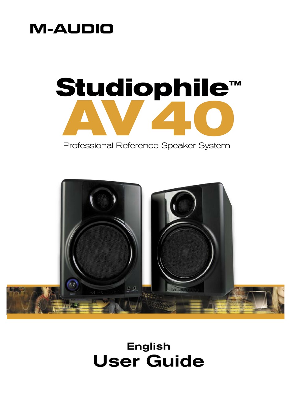 M-AUDIO AV40 USER MANUAL Pdf Download | ManualsLib
