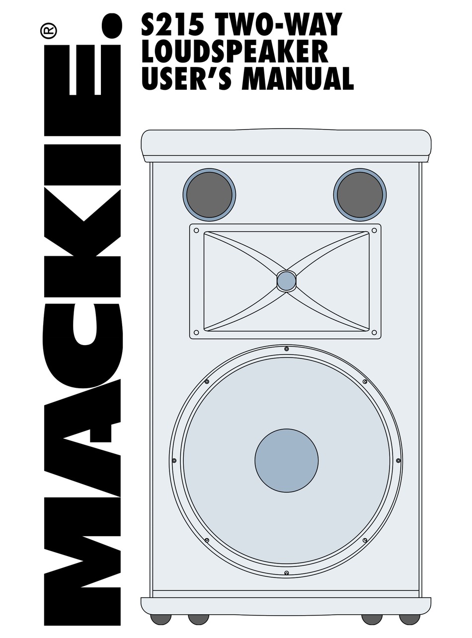 mackie s215