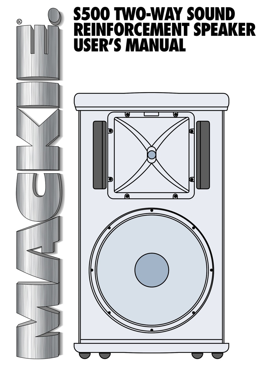 mackie s500 speakers