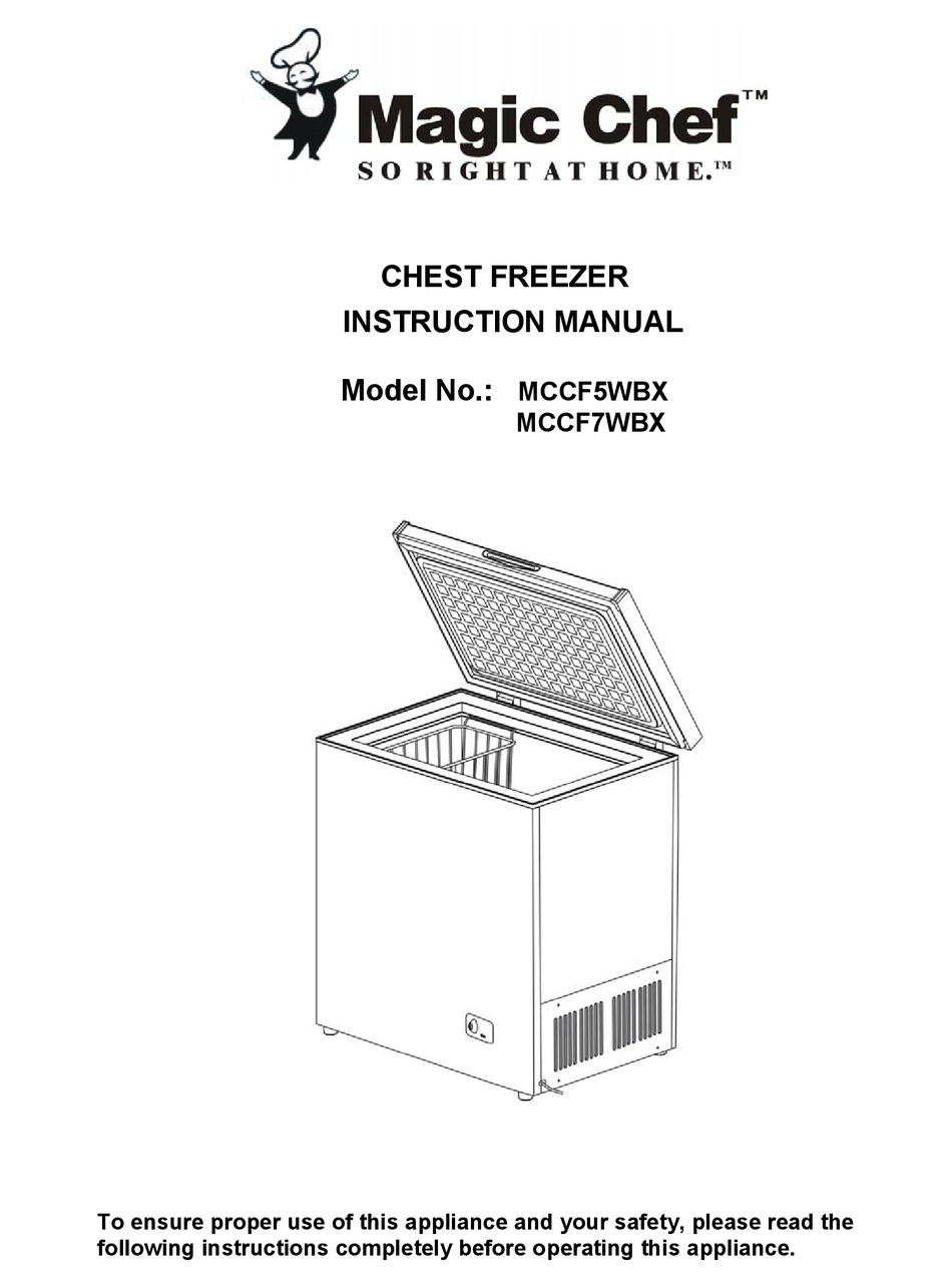 User manual Magic Chef MCM1611B (English - 45 pages)