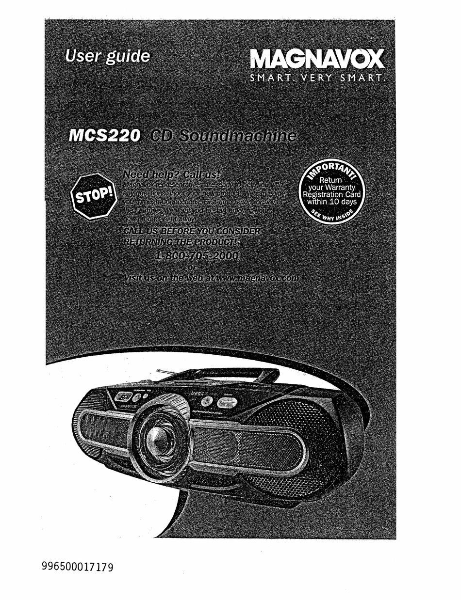 MAGNAVOX MCS220 USER MANUAL Pdf Download | ManualsLib