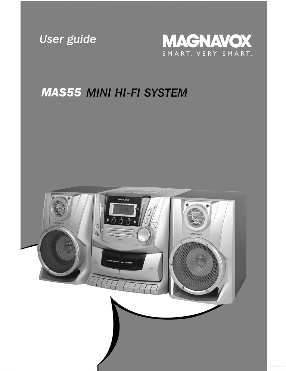 MAGNAVOX MAS55 USER MANUAL Pdf Download | ManualsLib