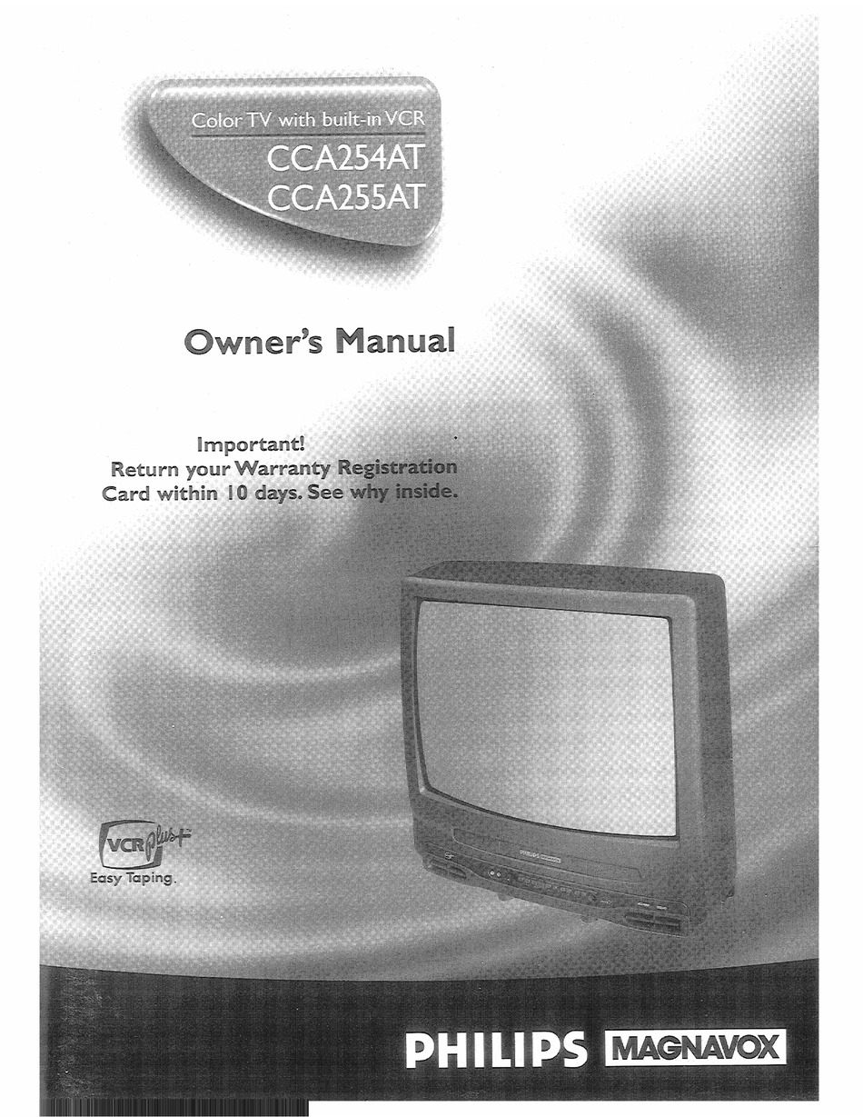 PHILIPS/MAGNAVOX CCA254AT OWNER