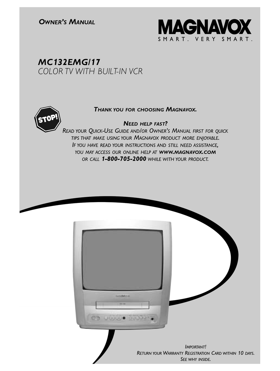 MAGNAVOX MC132EMG/17 OWNER'S MANUAL Pdf Download | ManualsLib