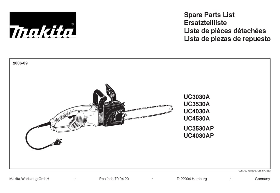 Makita uc4030a схема