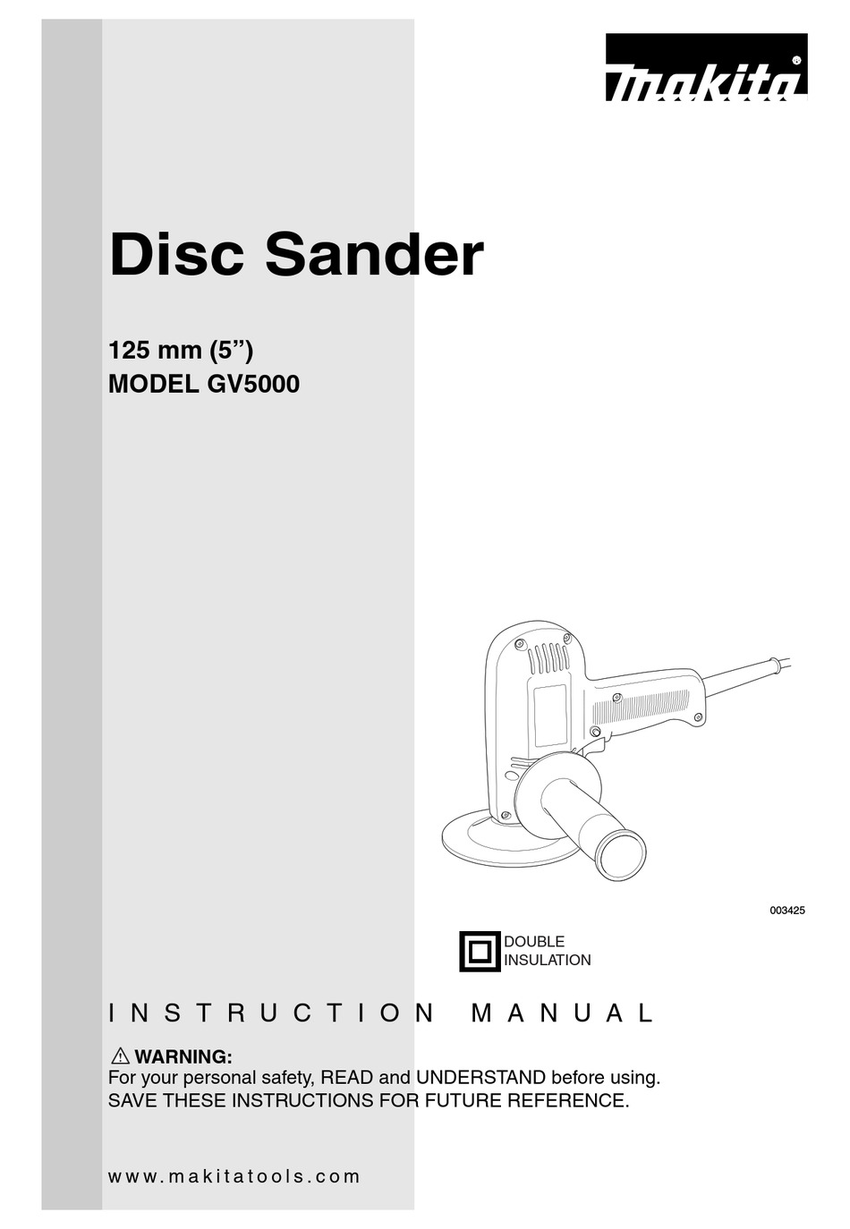 MAKITA GV5000 INSTRUCTION MANUAL Pdf Download ManualsLib