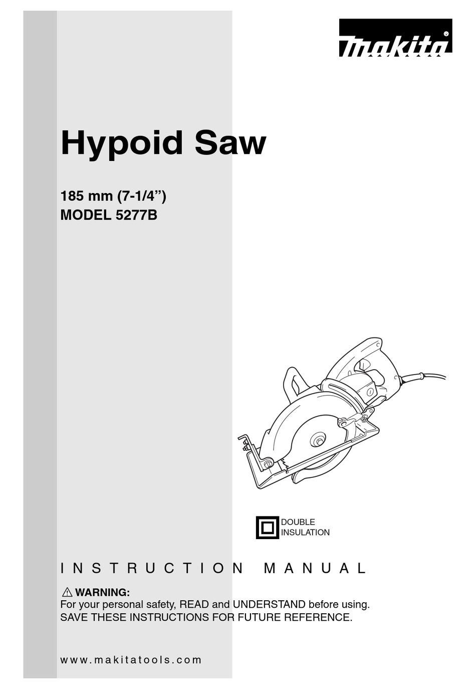 MAKITA 5277B INSTRUCTION MANUAL Pdf 