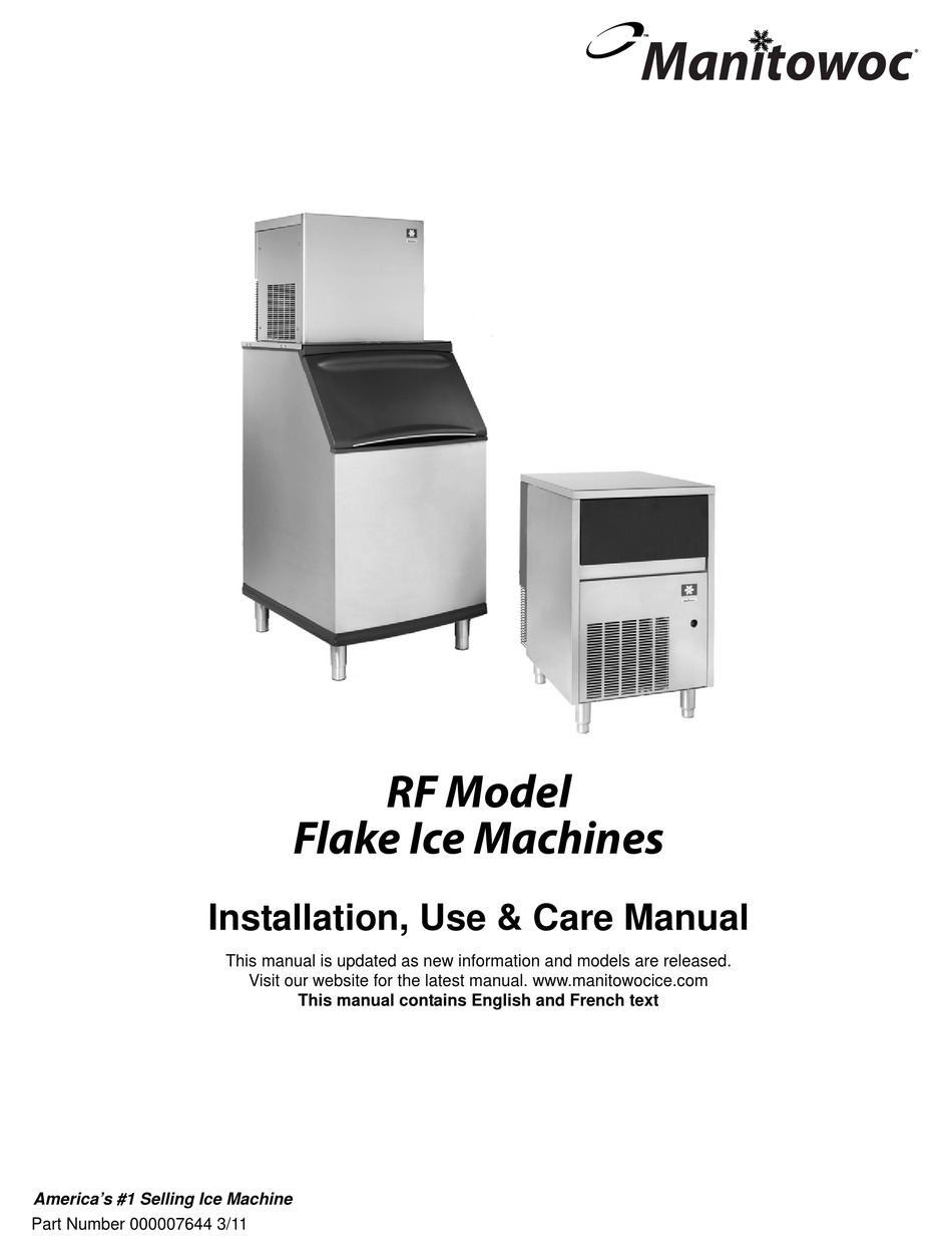 MANITOWOC RF INSTALLATION AND USE MANUAL Pdf Download ManualsLib