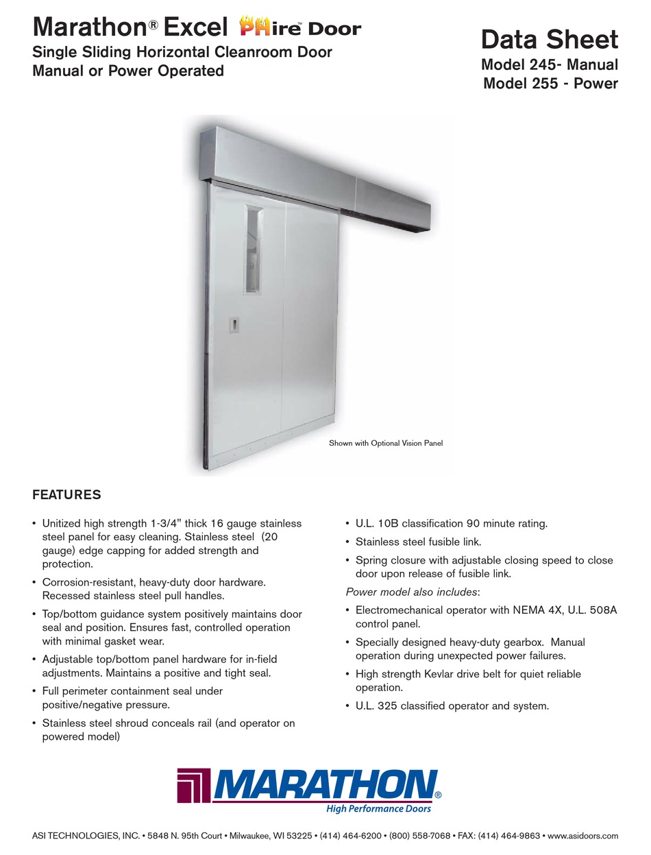 marathon-excel-phire-245-datasheet-pdf-download-manualslib