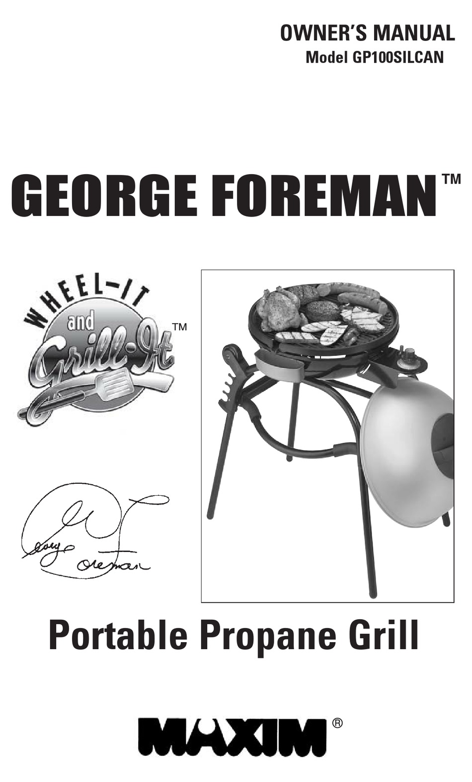 GEORGE FOREMAN GHFD6810B USE AND CARE MANUAL Pdf Download