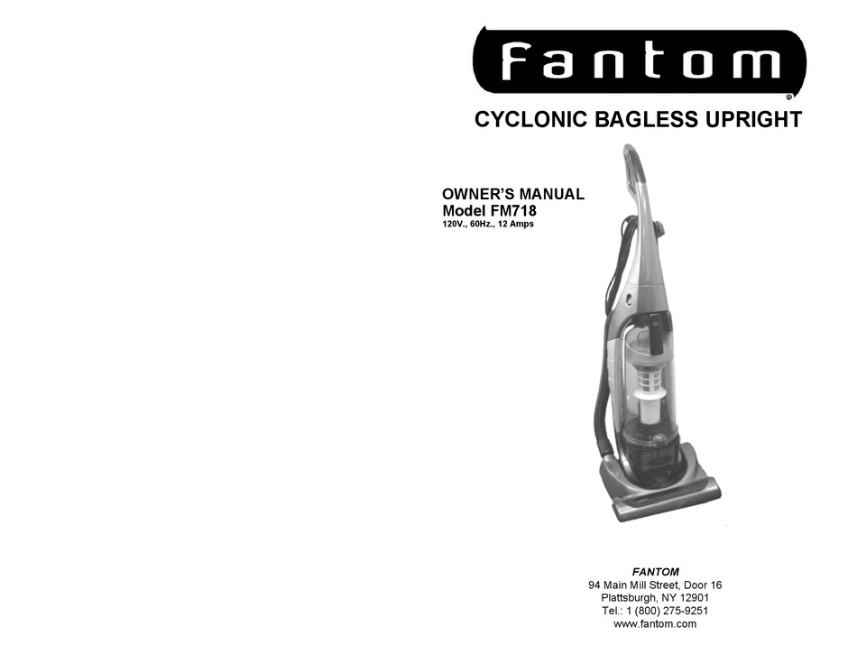 FANTOM FM718 OWNER'S MANUAL Pdf Download ManualsLib