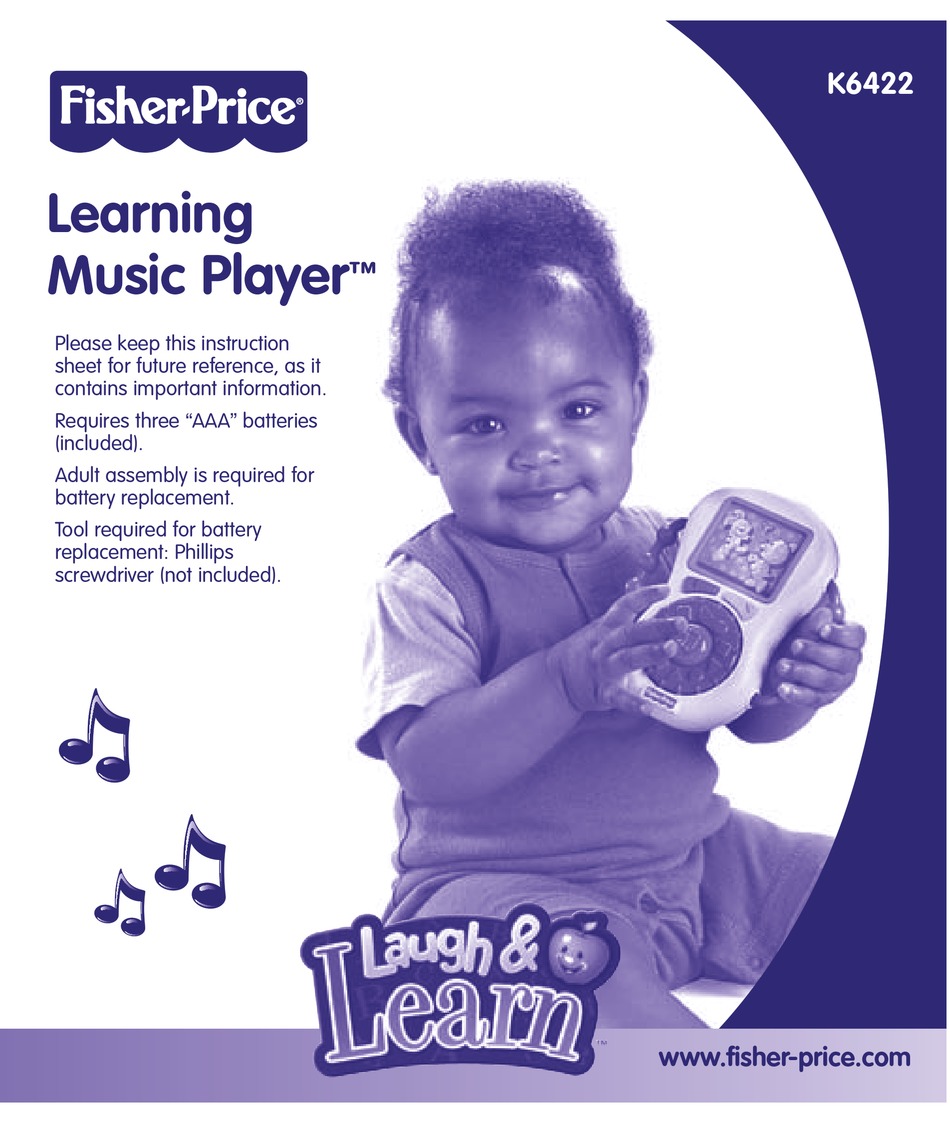 FISHER-PRICE LAUGH & LEARN K6422 INSTRUCTION SHEET Pdf Download