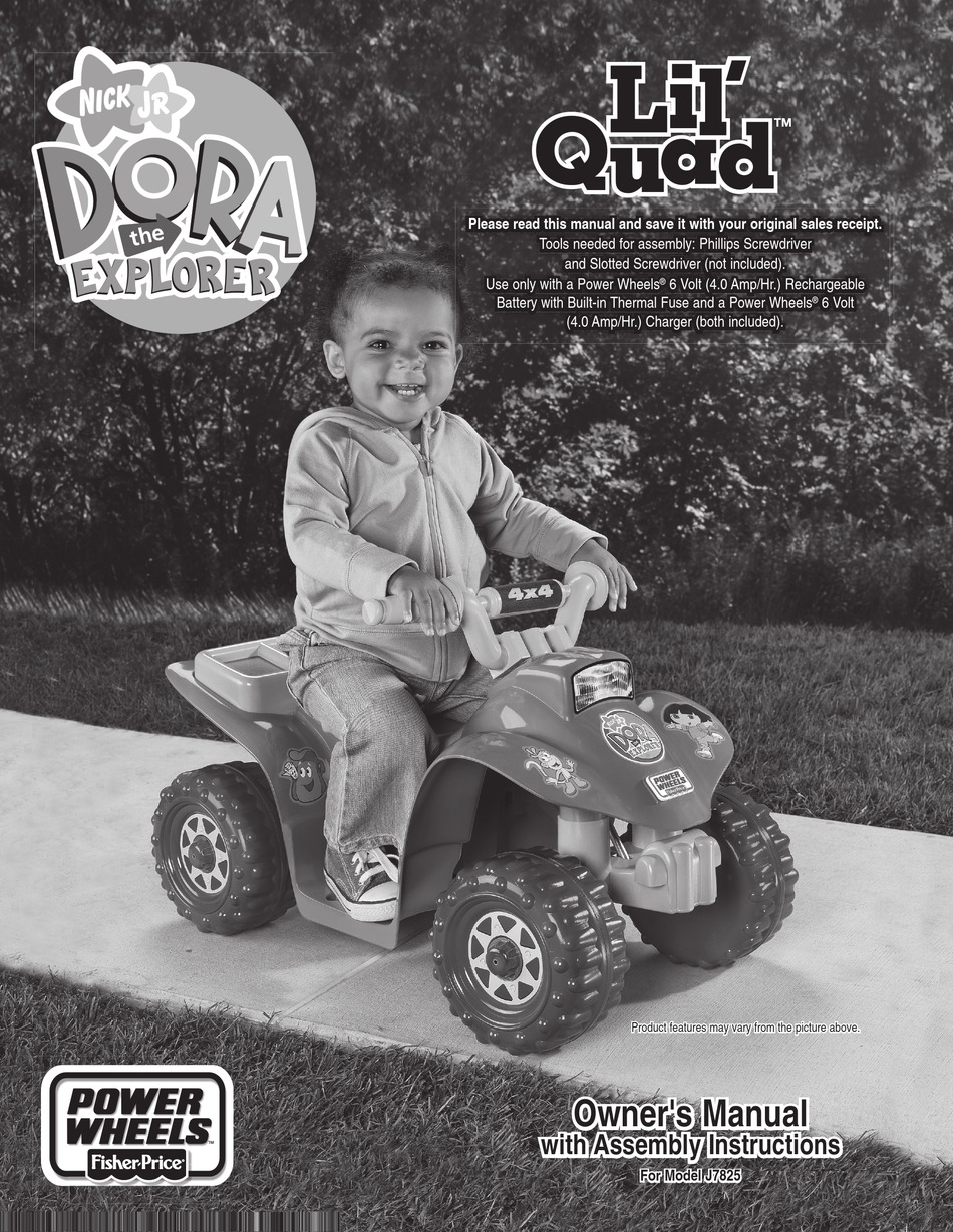 power wheels batman lil quad manual