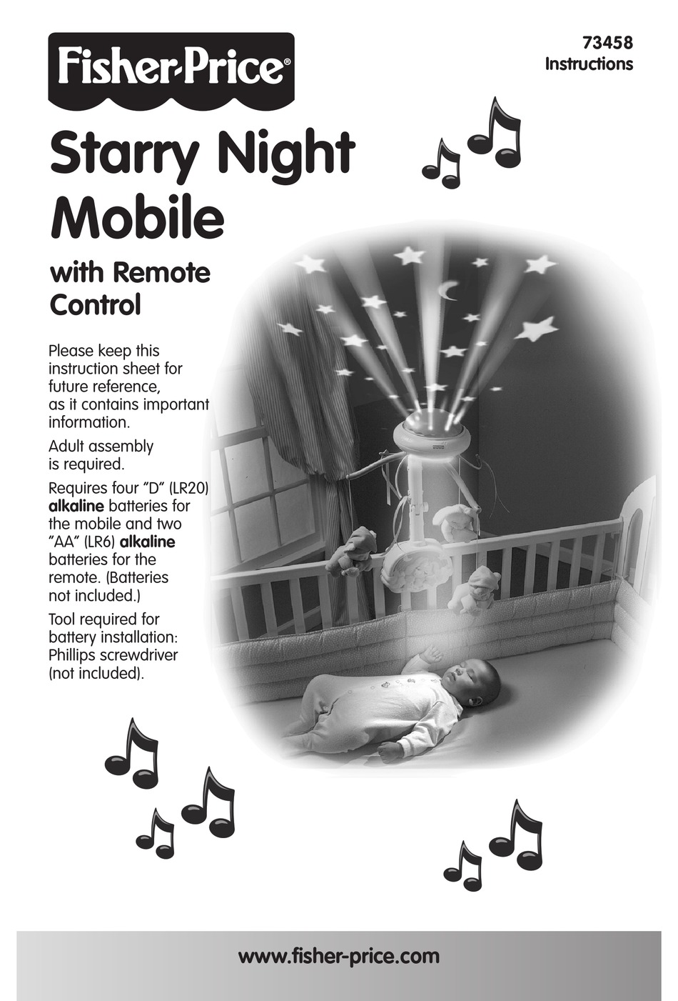 FISHERPRICE STARRY NIGHT MOBILE 73458 INSTRUCTIONS MANUAL Pdf Download