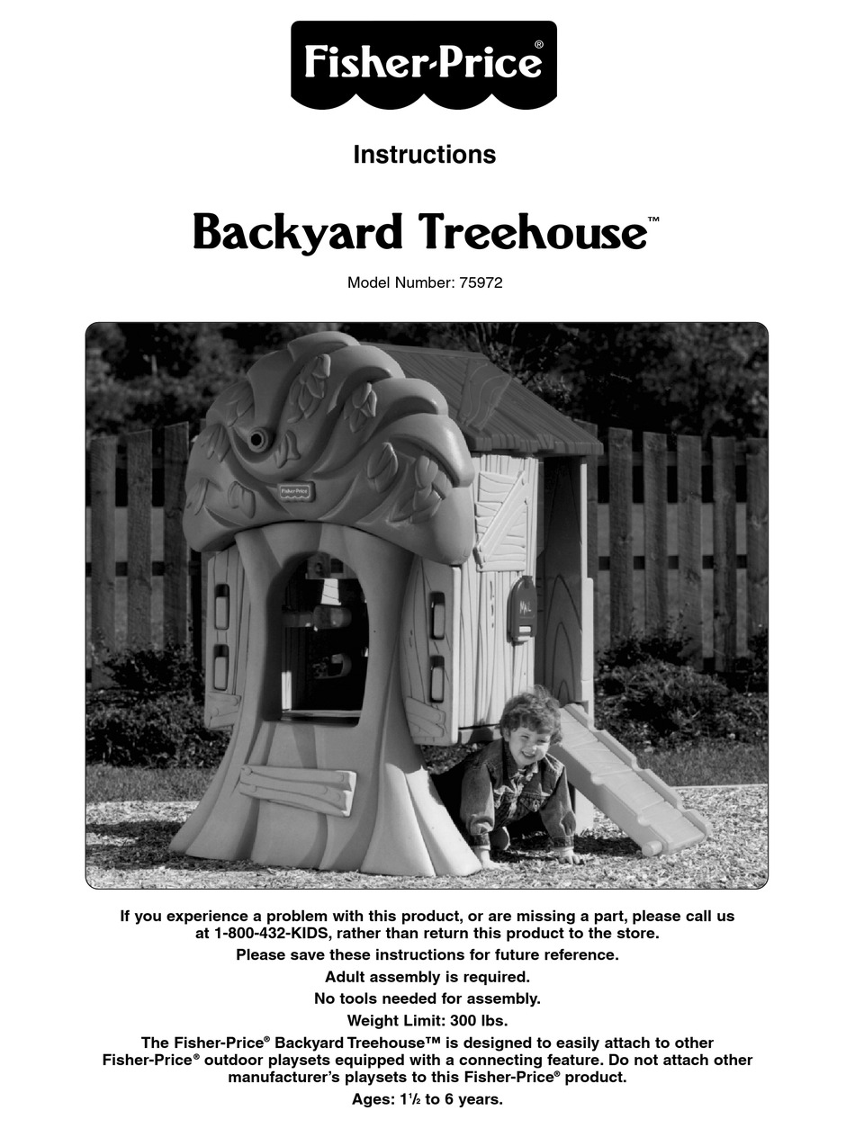 fisher price outdoor treehouse