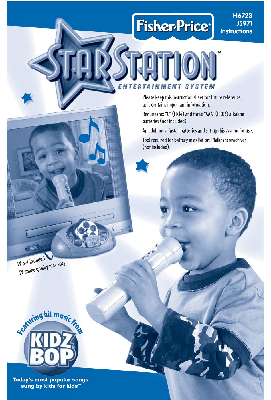 FISHER-PRICE STAR STATION H6723 INSTRUCTIONS MANUAL Pdf ...
