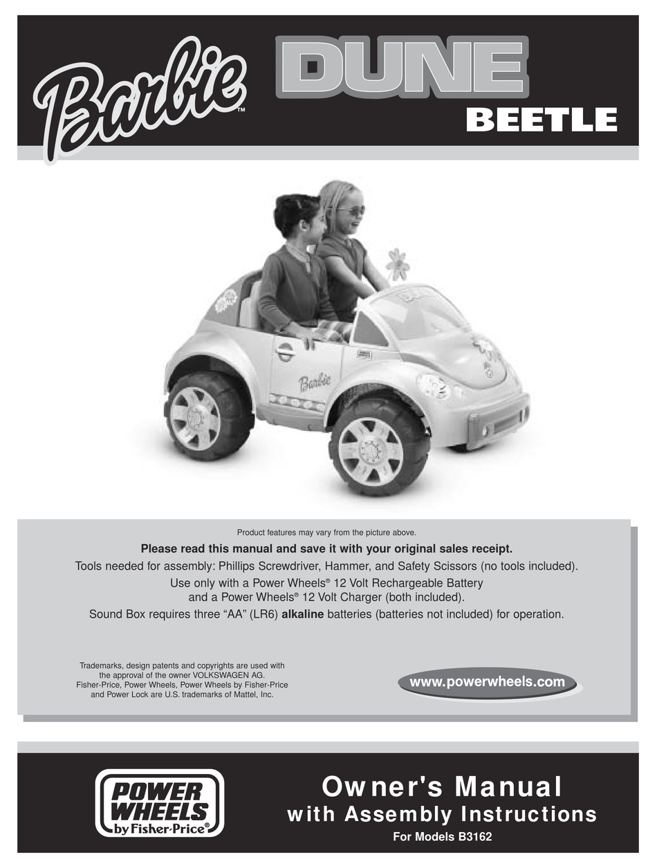 power wheels barbie dune beetle