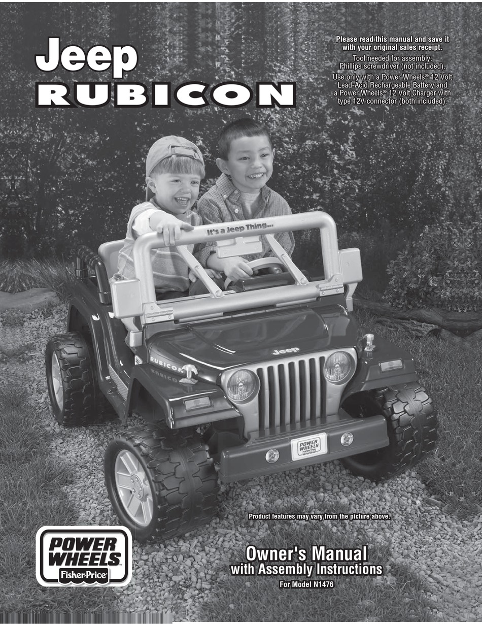 power wheels jeep manual