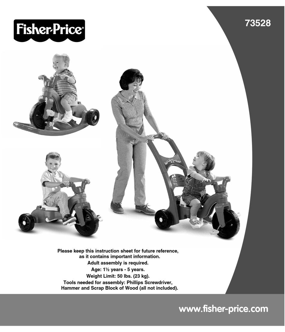 FISHER-PRICE 73528 INSTRUCTION SHEET Pdf Download | ManualsLib