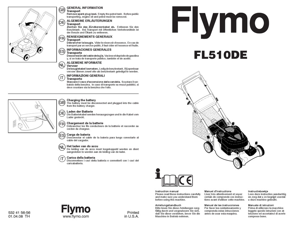 FLYMO FL510DE INSTRUCTION MANUAL Pdf Download ManualsLib
