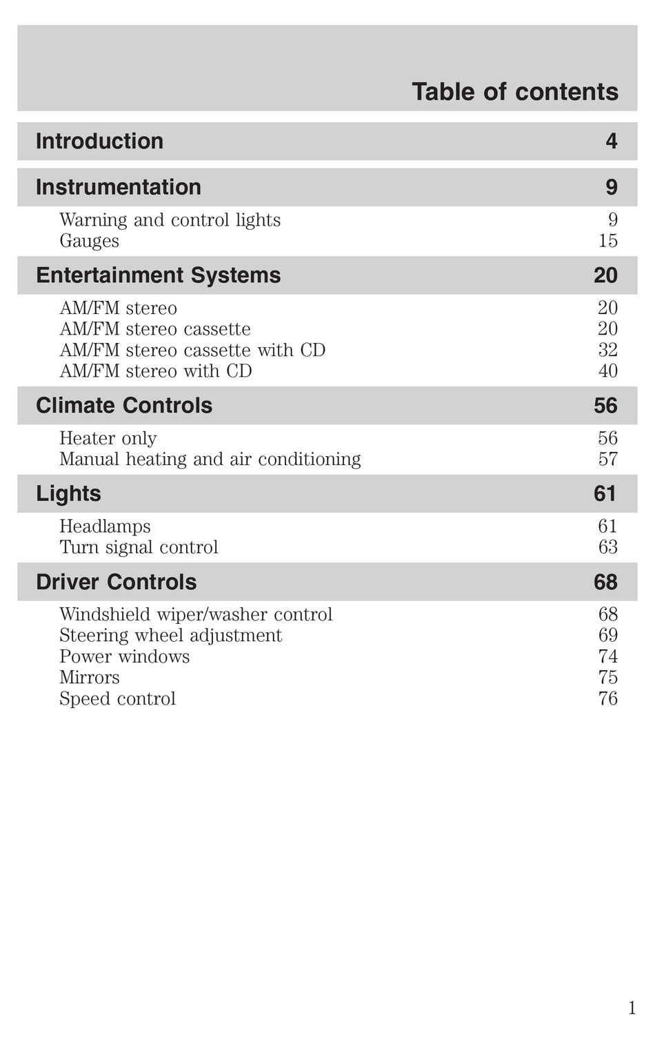 FORD VEHICLE MANUAL Pdf Download | ManualsLib