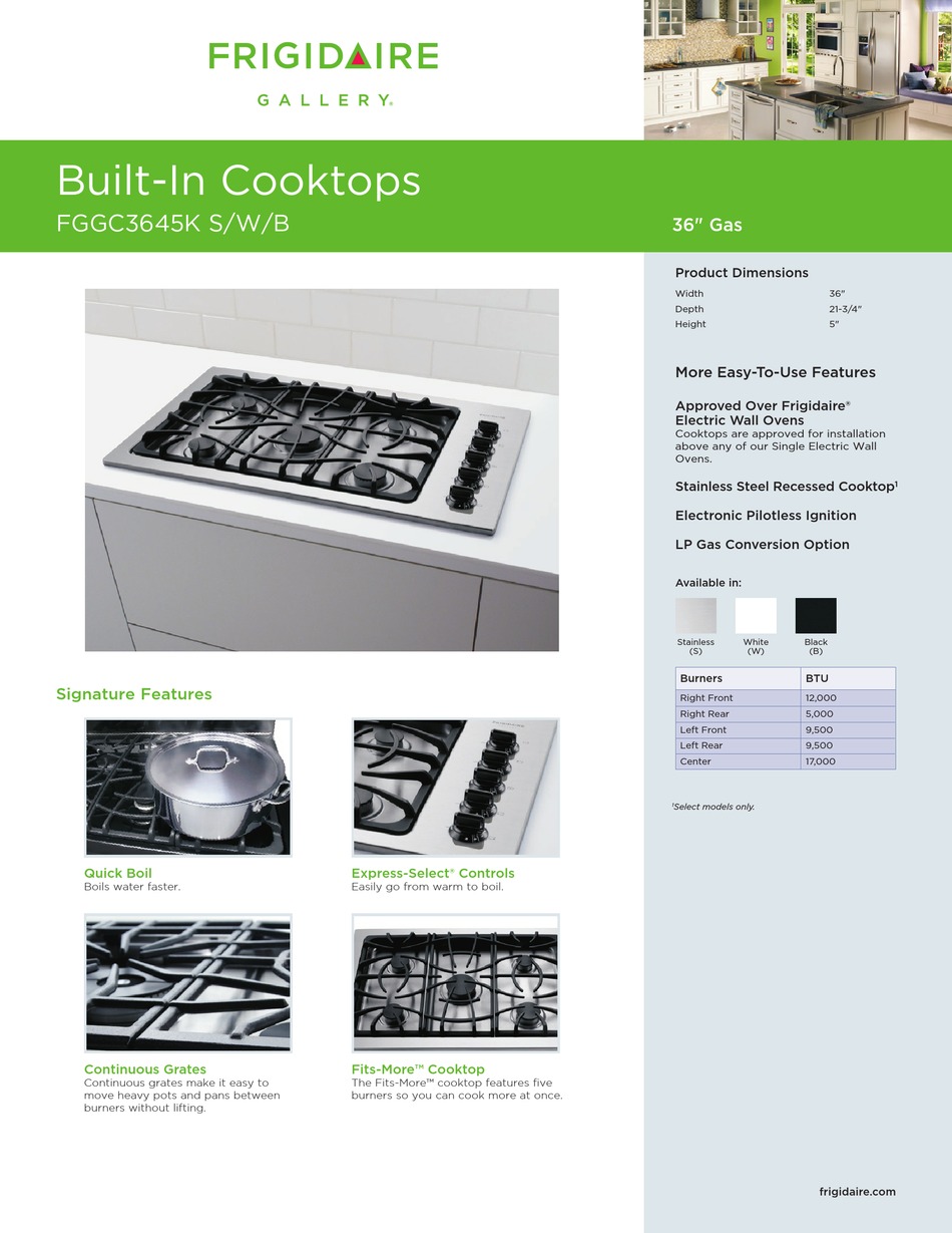frigidaire rc36de60pb