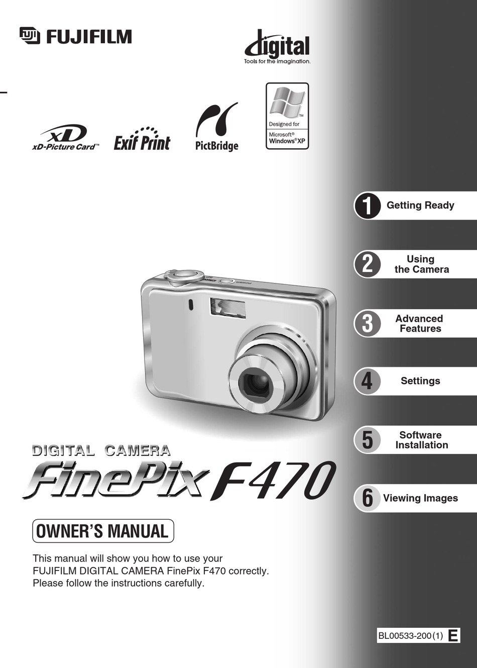 FUJIFILM A470 OWNER'S MANUAL Pdf Download | ManualsLib