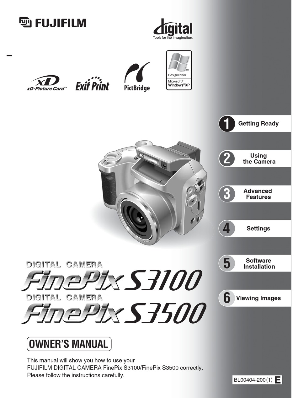 FUJIFILM FINEPIX S3500 OWNER'S MANUAL Pdf Download | ManualsLib