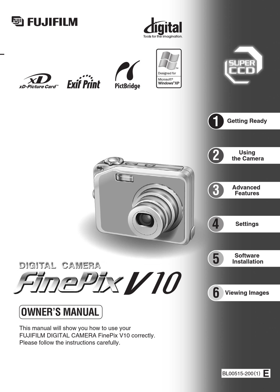 FUJIFILM FINEPIX V10 OWNER'S MANUAL Pdf Download | ManualsLib