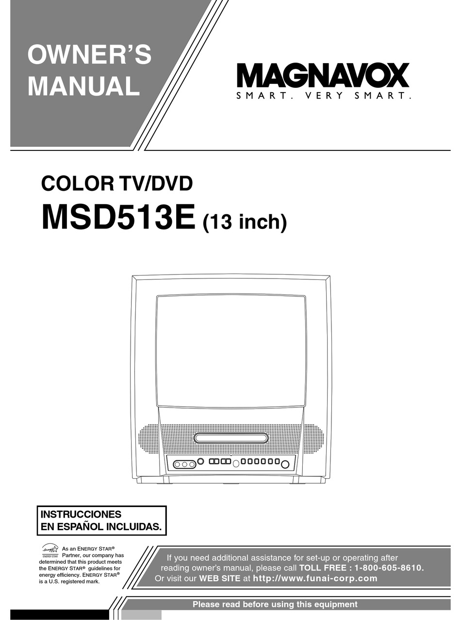 Magnavox Msd513e Owner S Manual Pdf Download Manualslib