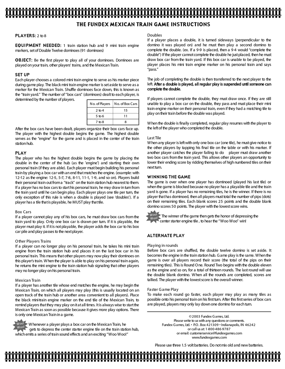 FUNDEX GAMES BUILDING SET INSTRUCTIONS Pdf Download ManualsLib