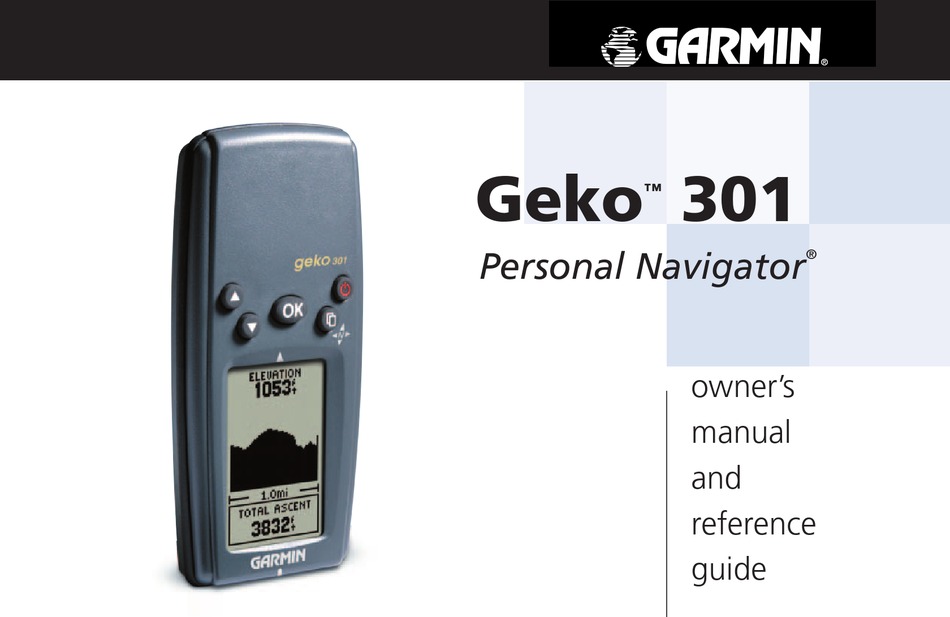 GARMIN GEKO 301 OWNER'S MANUAL AND MANUAL Pdf Download |