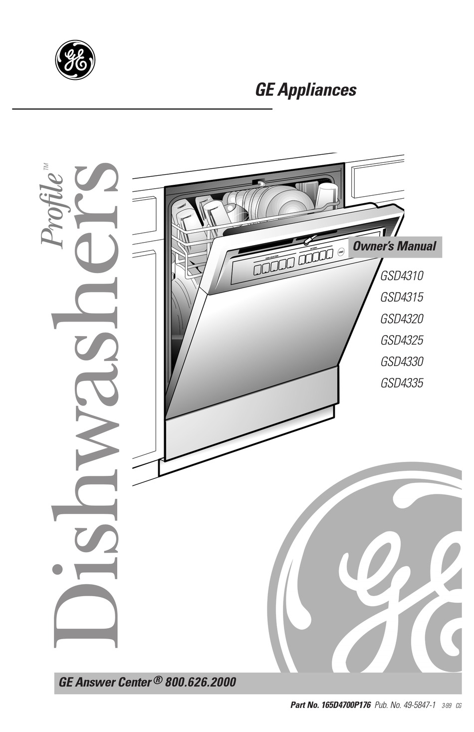 GE PROFILE 165D4700P176 OWNER'S MANUAL Pdf Download | ManualsLib