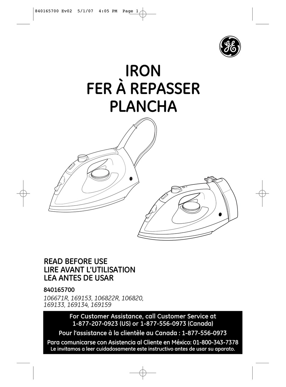 Ge B850 Service Manual