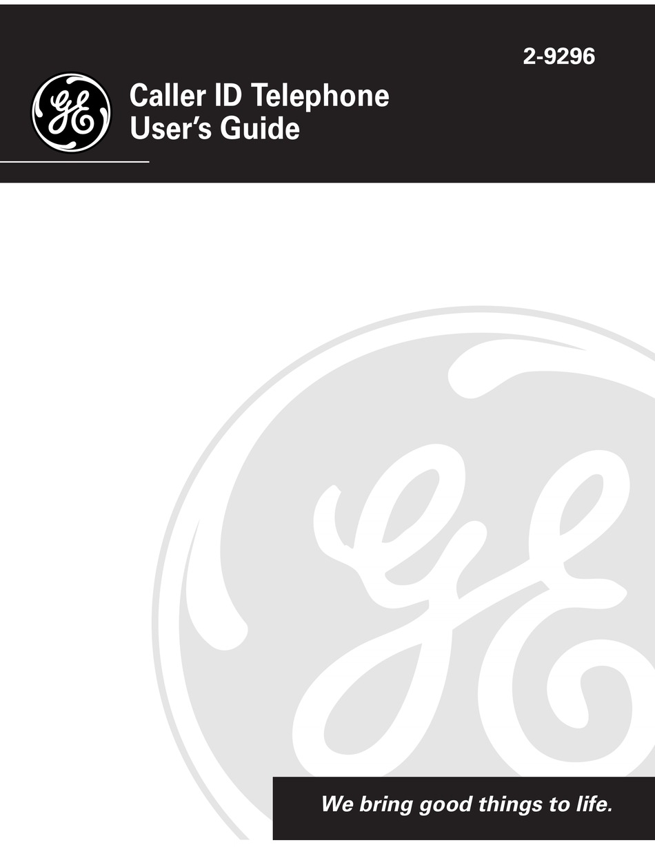 GE FEB-96 USER MANUAL Pdf Download | ManualsLib