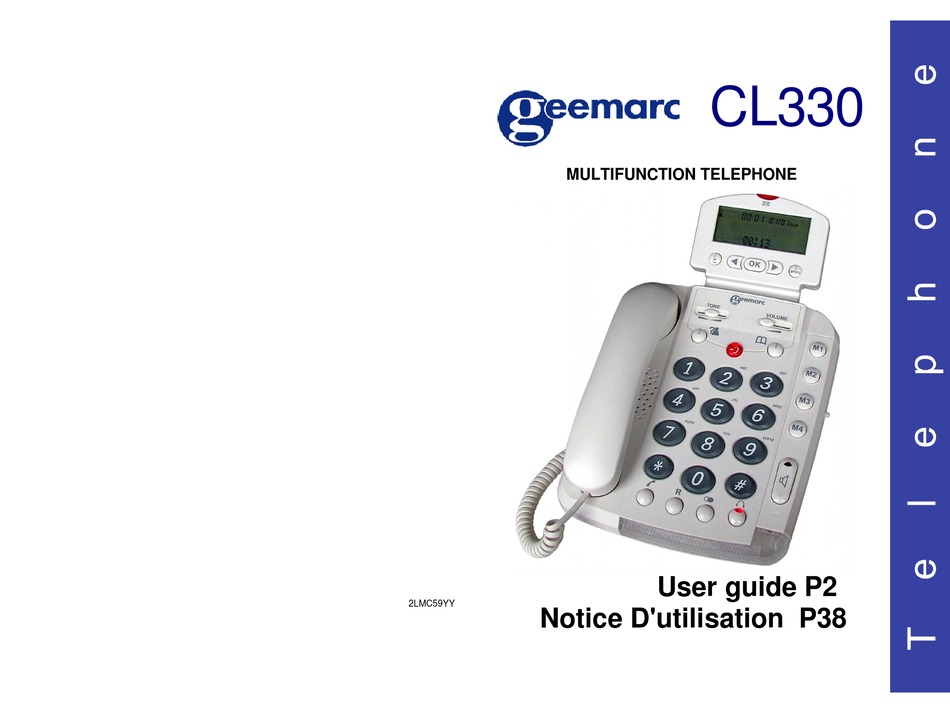 GEEMARC CL330 USER MANUAL Pdf Download | ManualsLib