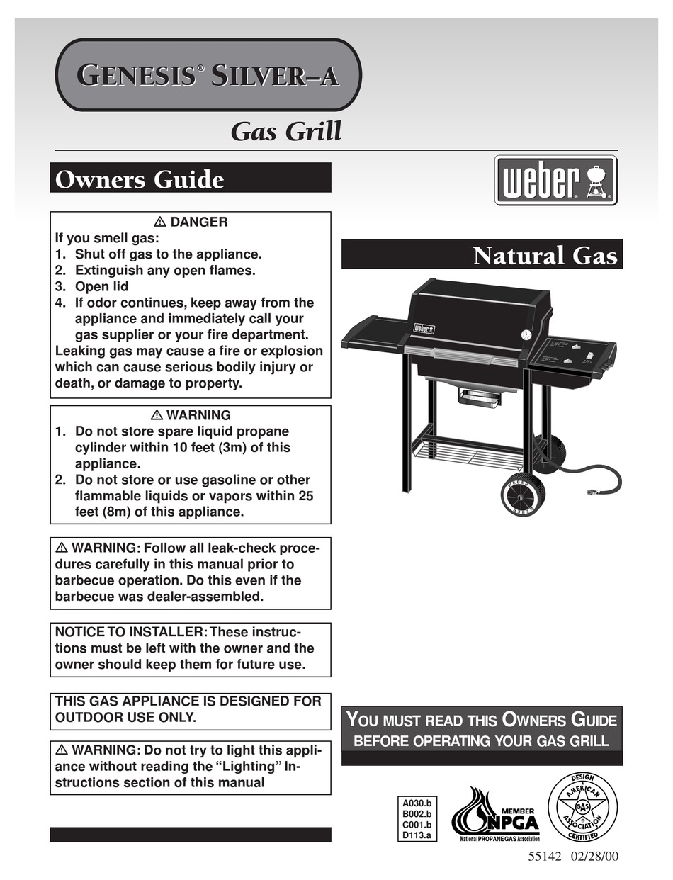 GENESIS GAS GRILL USER MANUAL Pdf Download ManualsLib