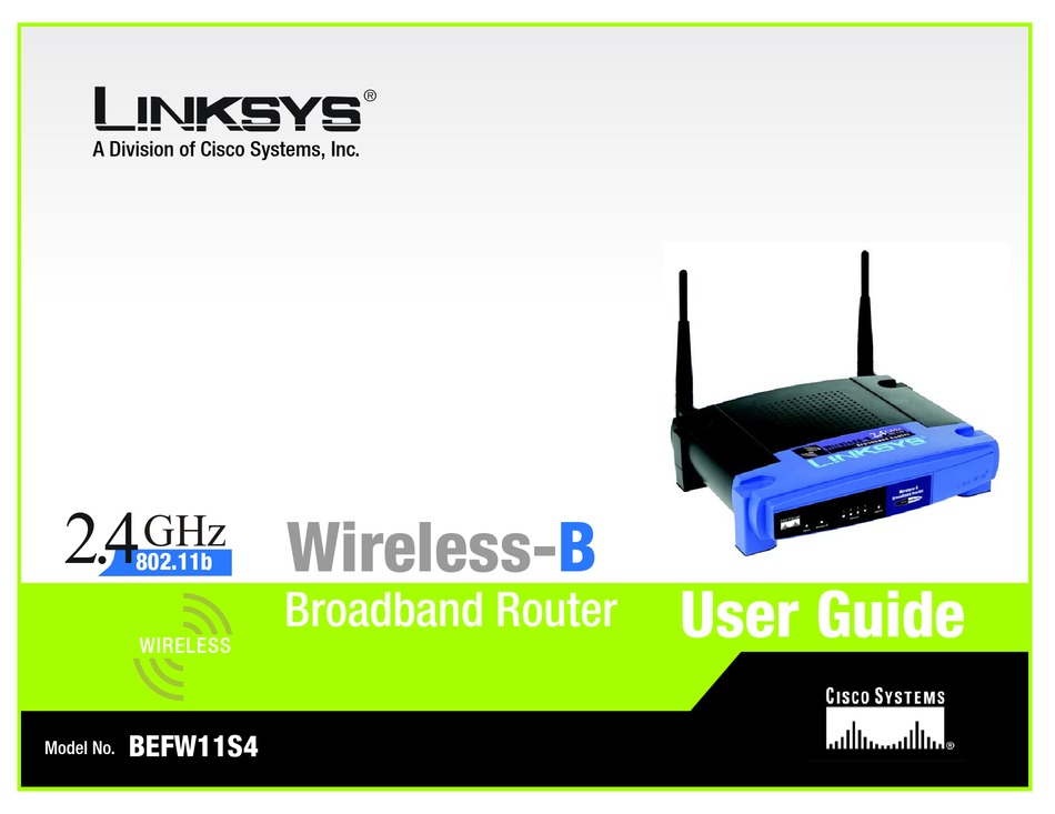 Changeable Declaration Collective LINKSYS BEFW11S4 USER MANUAL Pdf Download | ManualsLib