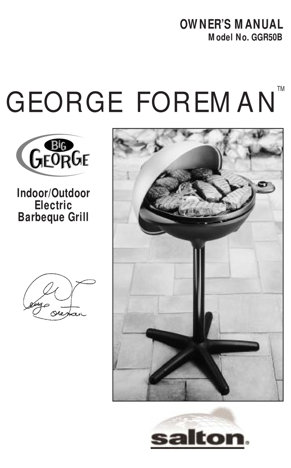 GEORGE FOREMAN GGR50B OWNER'S MANUAL Pdf Download | ManualsLib