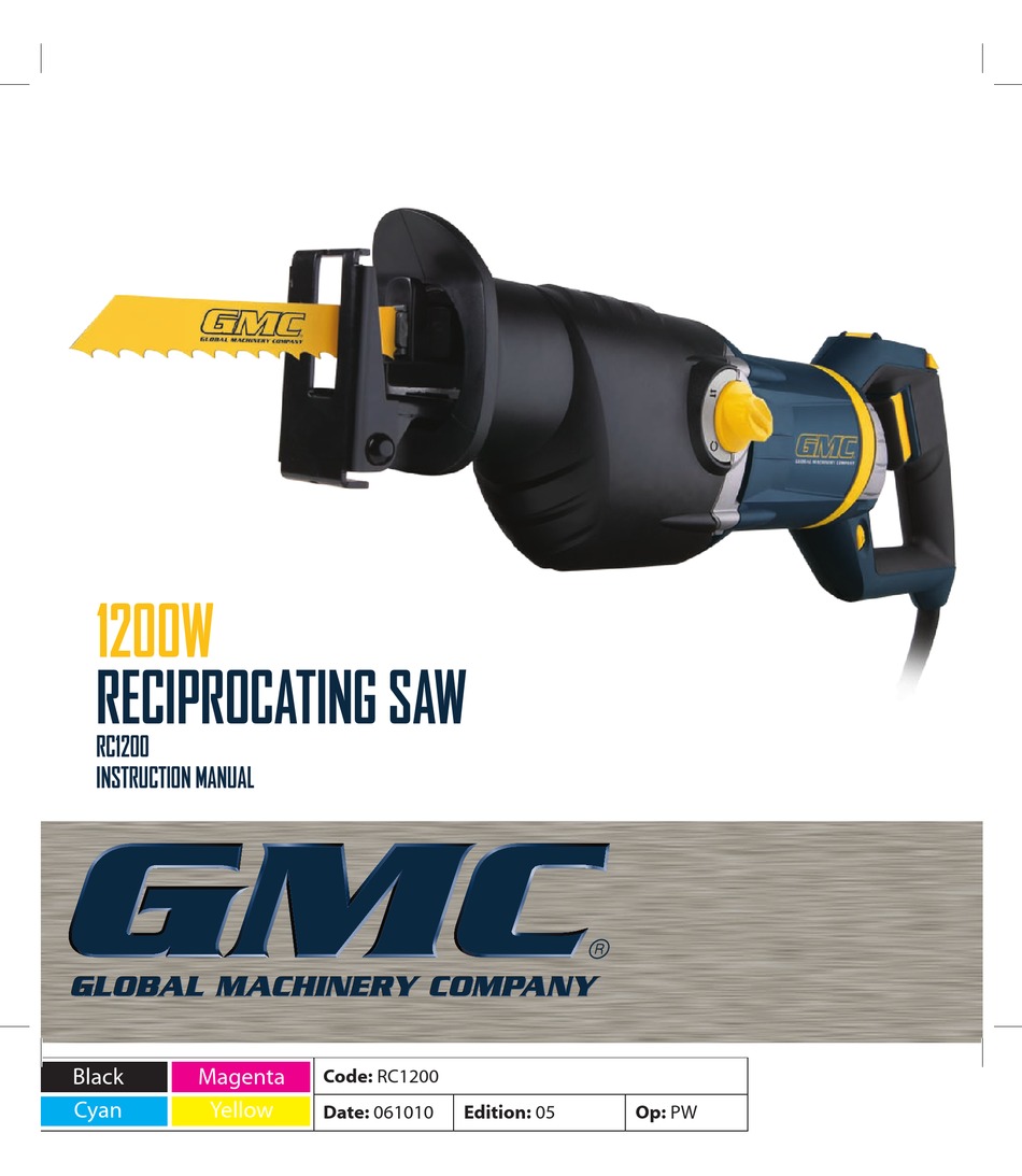 GMC RC1200 INSTRUCTION MANUAL Pdf 