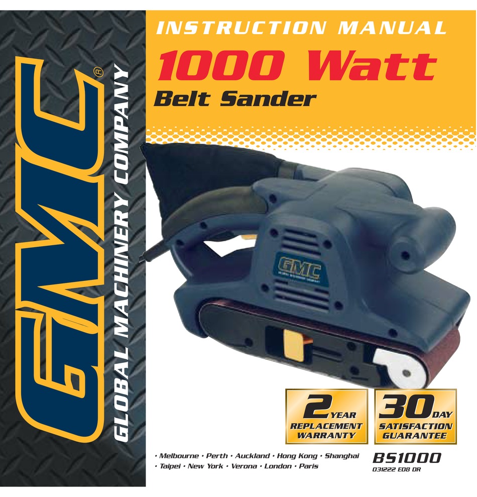 Gmc Belt Sander Spare Parts Australia Reviewmotors.co