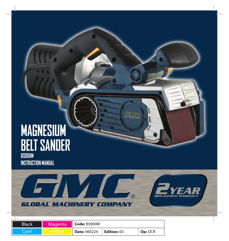 gmc belt sander