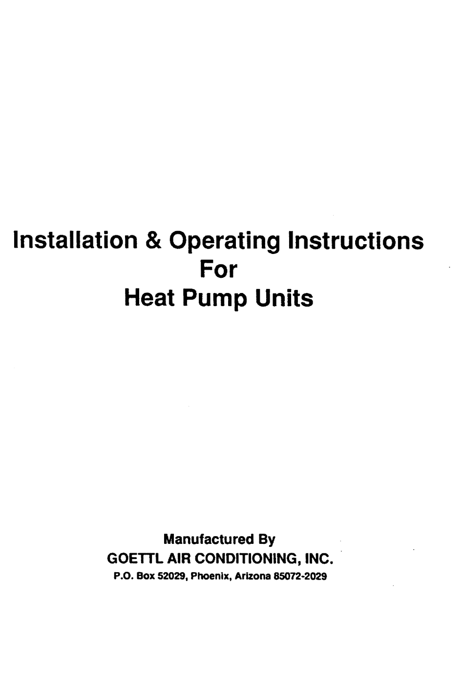 goettl-heat-pump-installation-and-operating-instructions-manual-pdf