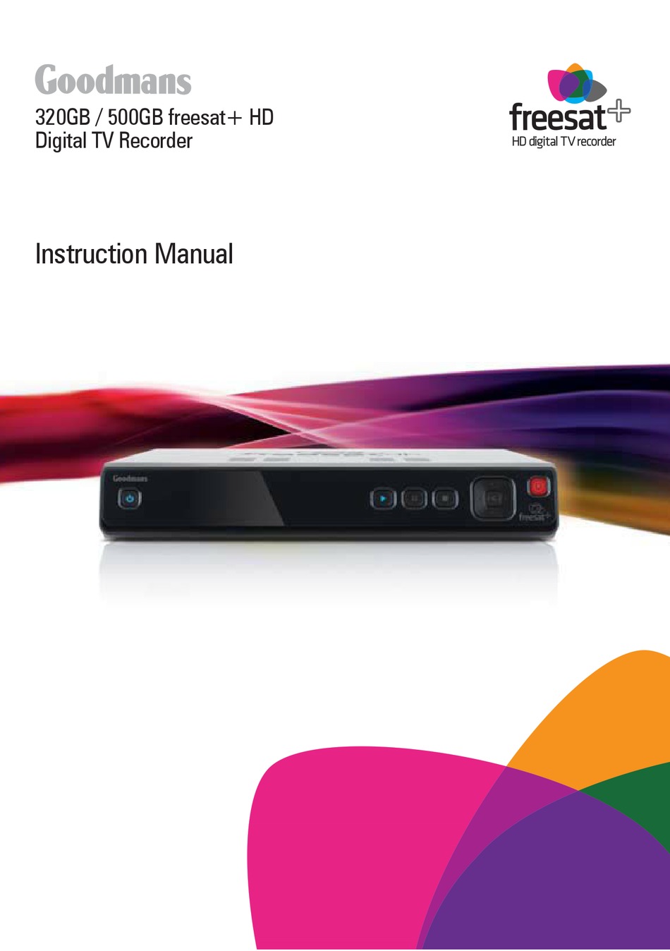 GOODMANS 320GB INSTRUCTION MANUAL Pdf Download ManualsLib