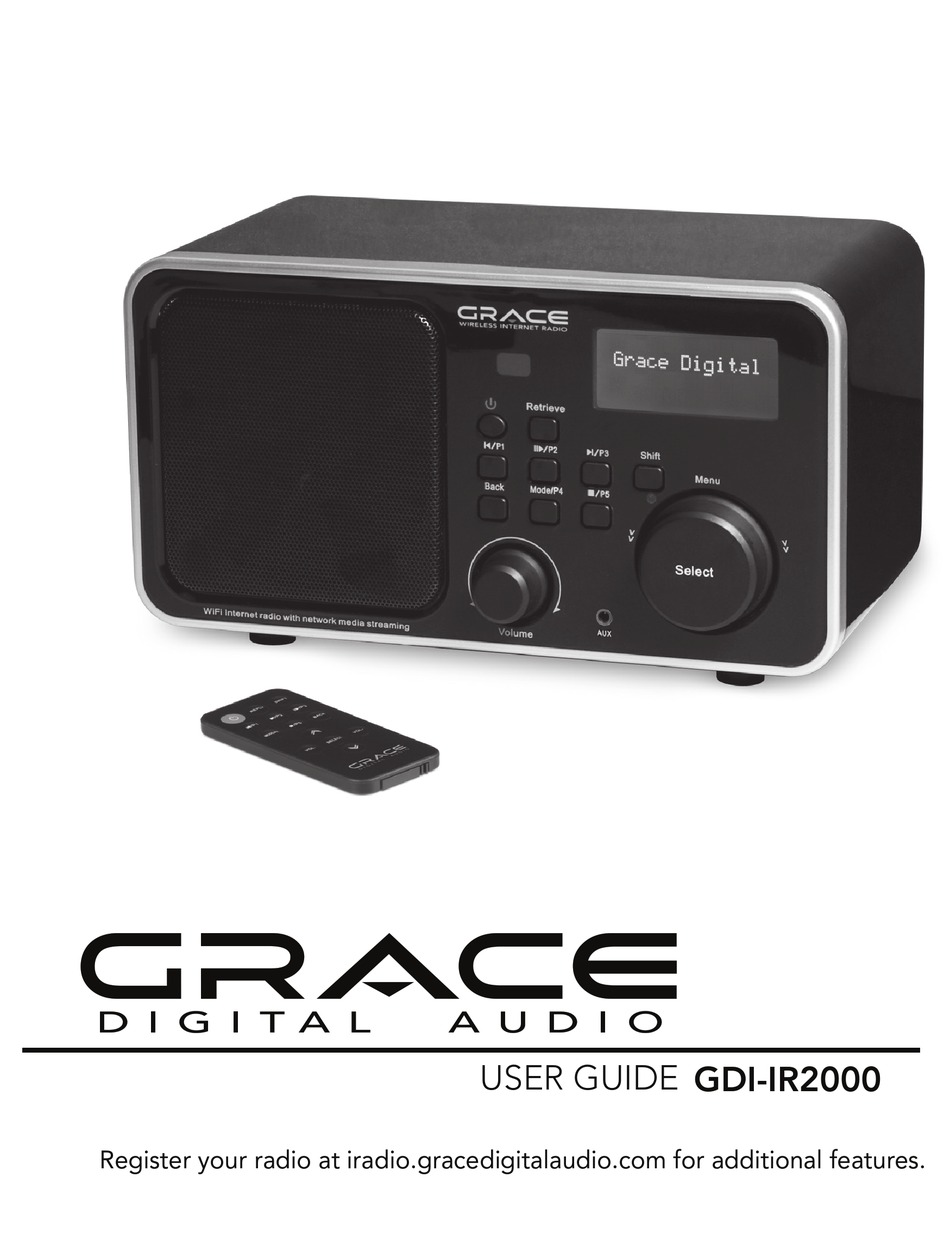GRACE GDIIR2000 USER MANUAL Pdf Download ManualsLib