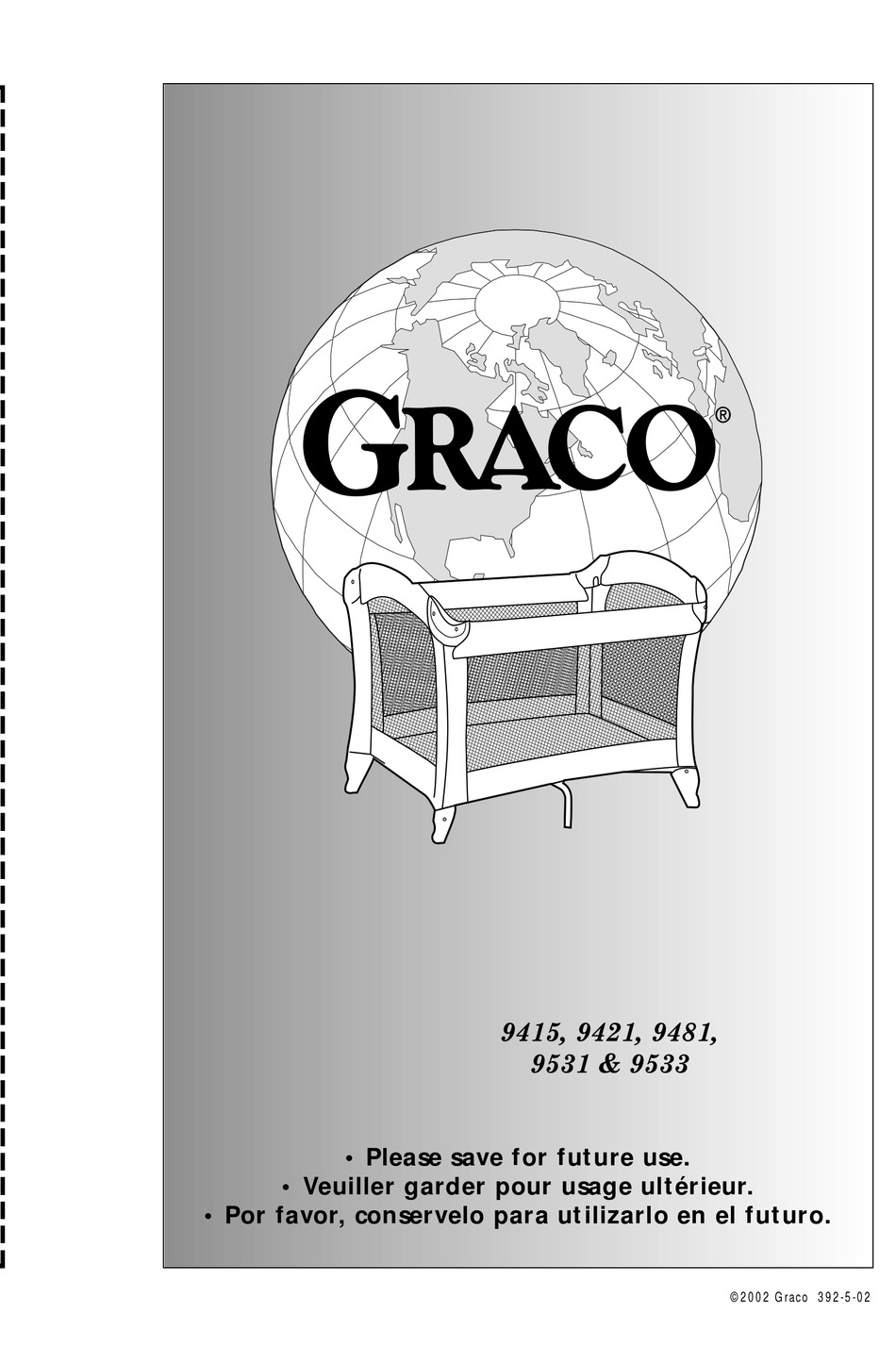 GRACO 9415 USER MANUAL Pdf Download | ManualsLib